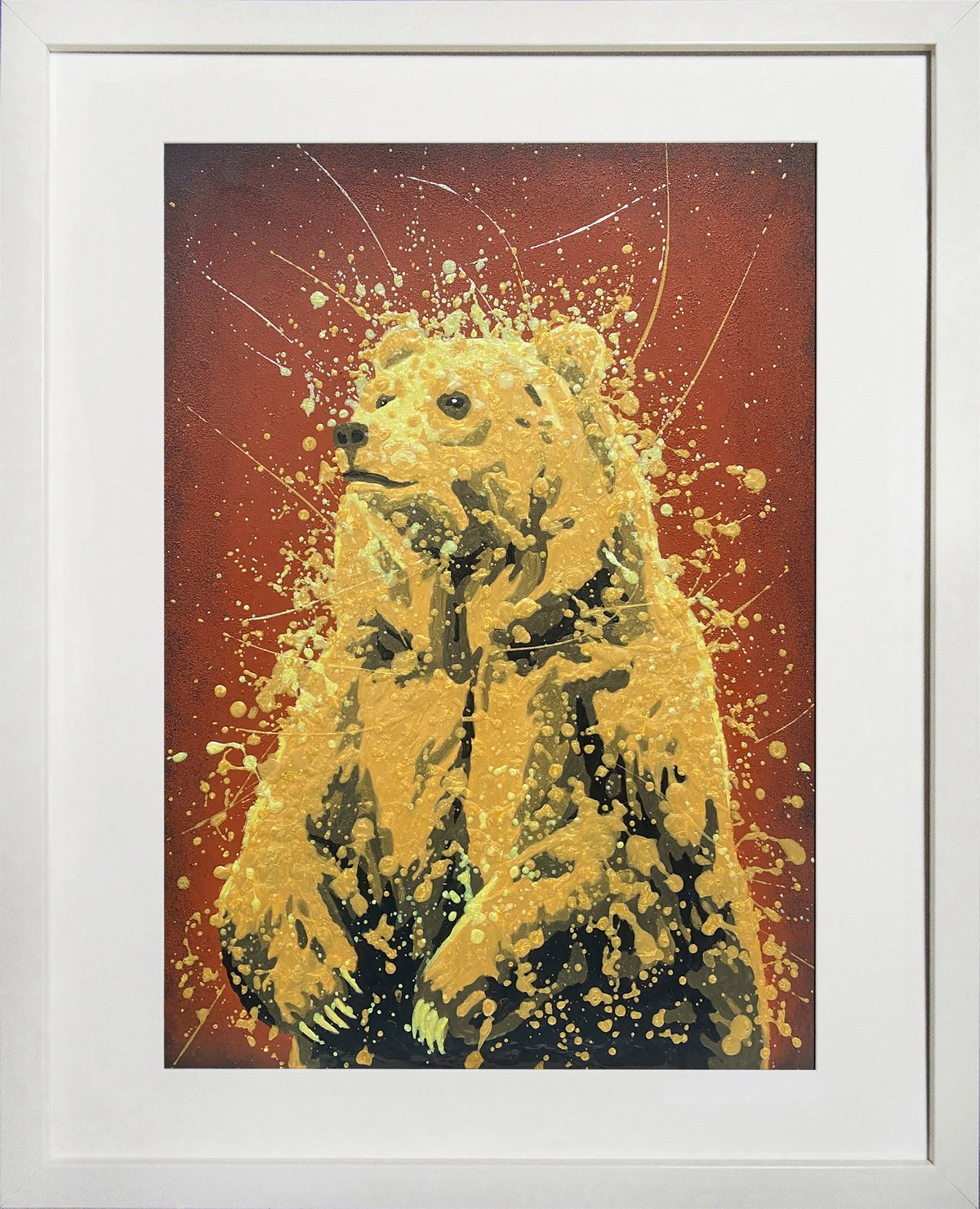 ロブ・キドニー 絵画 版画 Sunday Bear 7905 19/100 クマ ロブ・キドニー 絵画 版画 Sunday Bear 7905 19/100 クマ - メルカリ