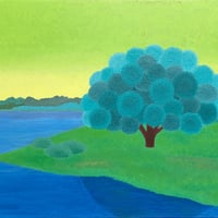 湖畔のほとり