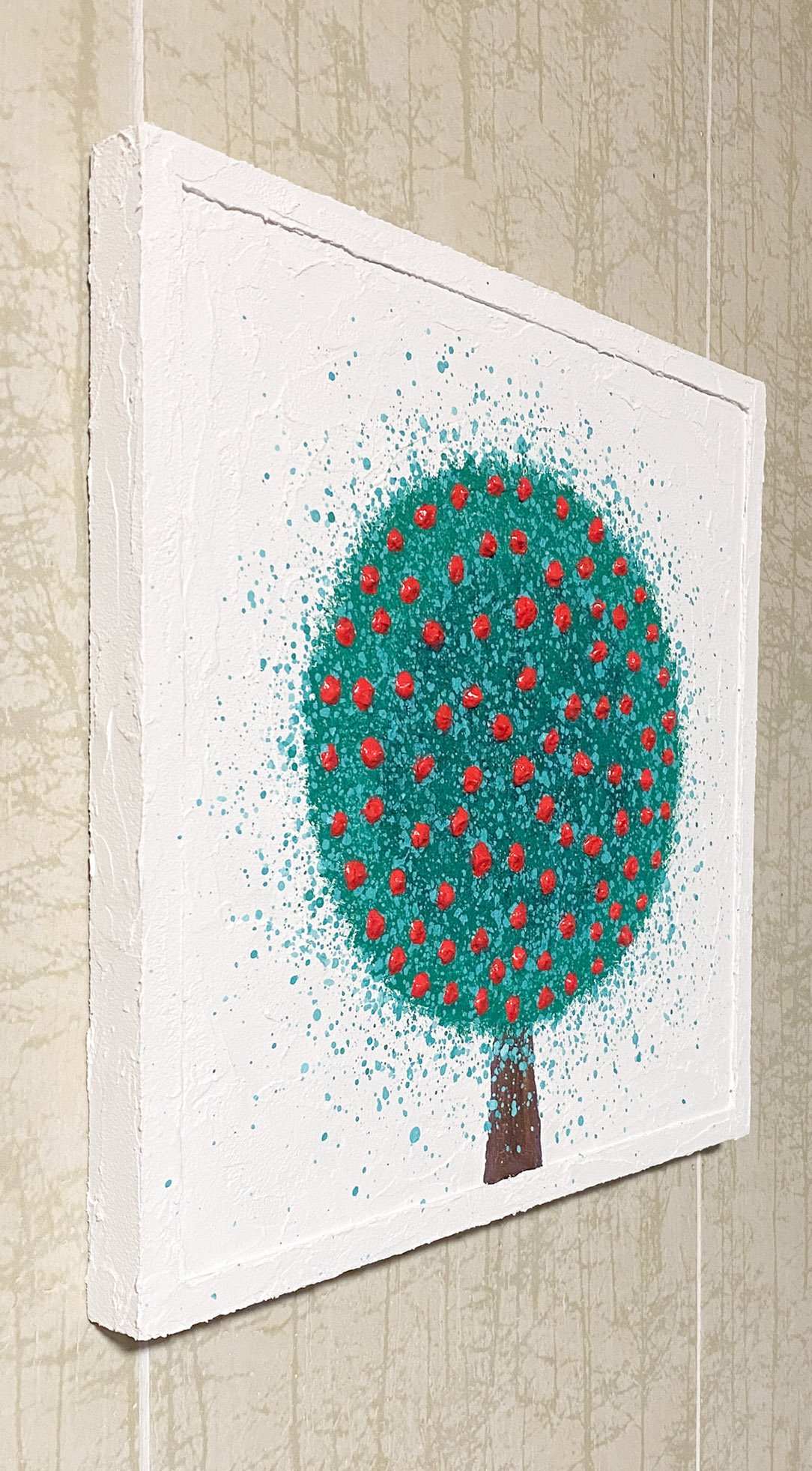 絵画　「赤い実」 赤い実のなる木 | 佐藤雄一「LANDSCAPES」絵画/送料無料