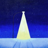雪の夜道