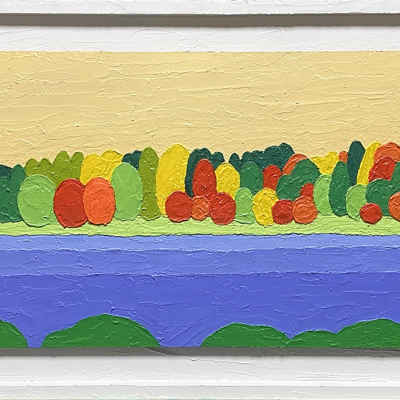 Lake in Autumn | 佐藤雄一「LANDSCAPES」絵画/送料無料