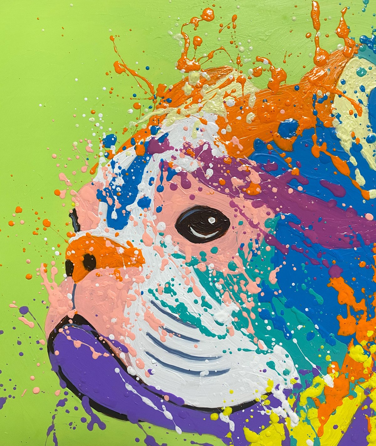 ブルドッグ | 佐藤雄一「LANDSCAPES」絵画/送料無料