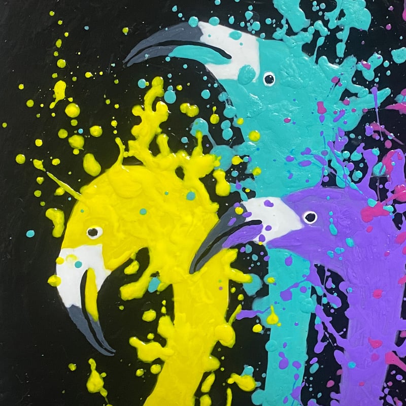 フラミンゴ | 佐藤雄一「LANDSCAPES」絵画/送料無料