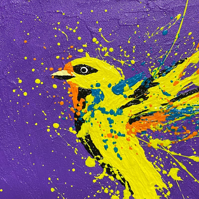 黄色い鳥 | 佐藤雄一「LANDSCAPES」絵画/送料無料