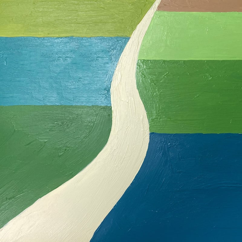 藤田西洋、【コンベント（僧院）とオレオ（穀物倉）のある朝の