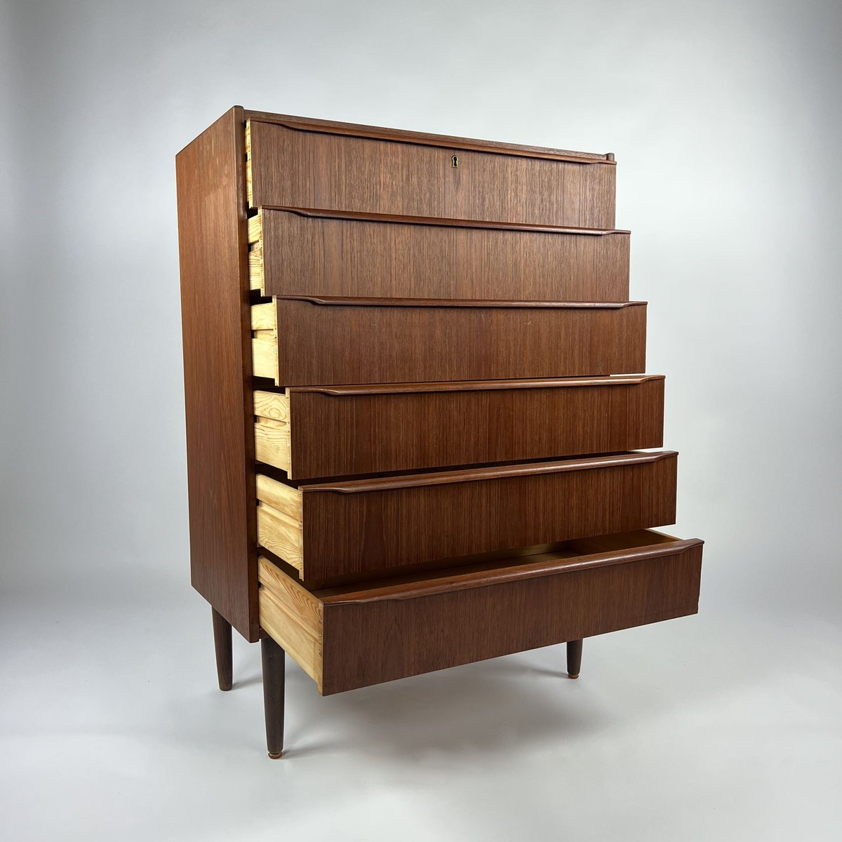 ヴィンテージ家具 　チェスト ドレッサー ヴィンテージ/ドレッサーチェスト6段 北欧家具 デンマーク