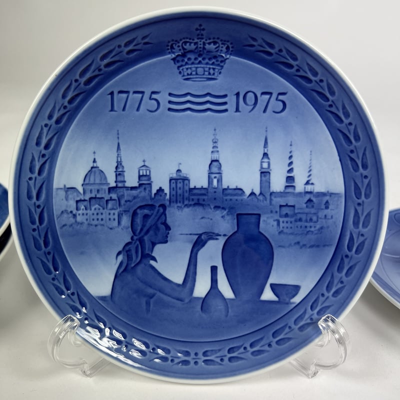 ヴィンテージ/Royal Copenhagen 創立200年記念プレート 1975年 | Bl