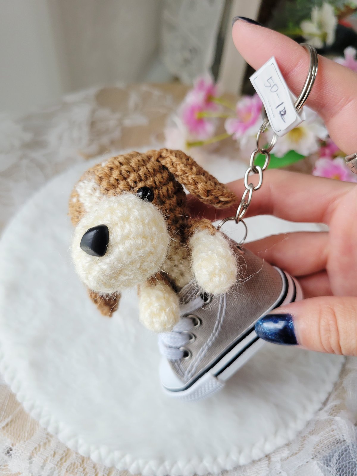 みーたん様リクエストページ　あみぐるみ　シェルティ　ストラップサイズ handmade coco 】ストラップ&キーホルダー | 時かざり store