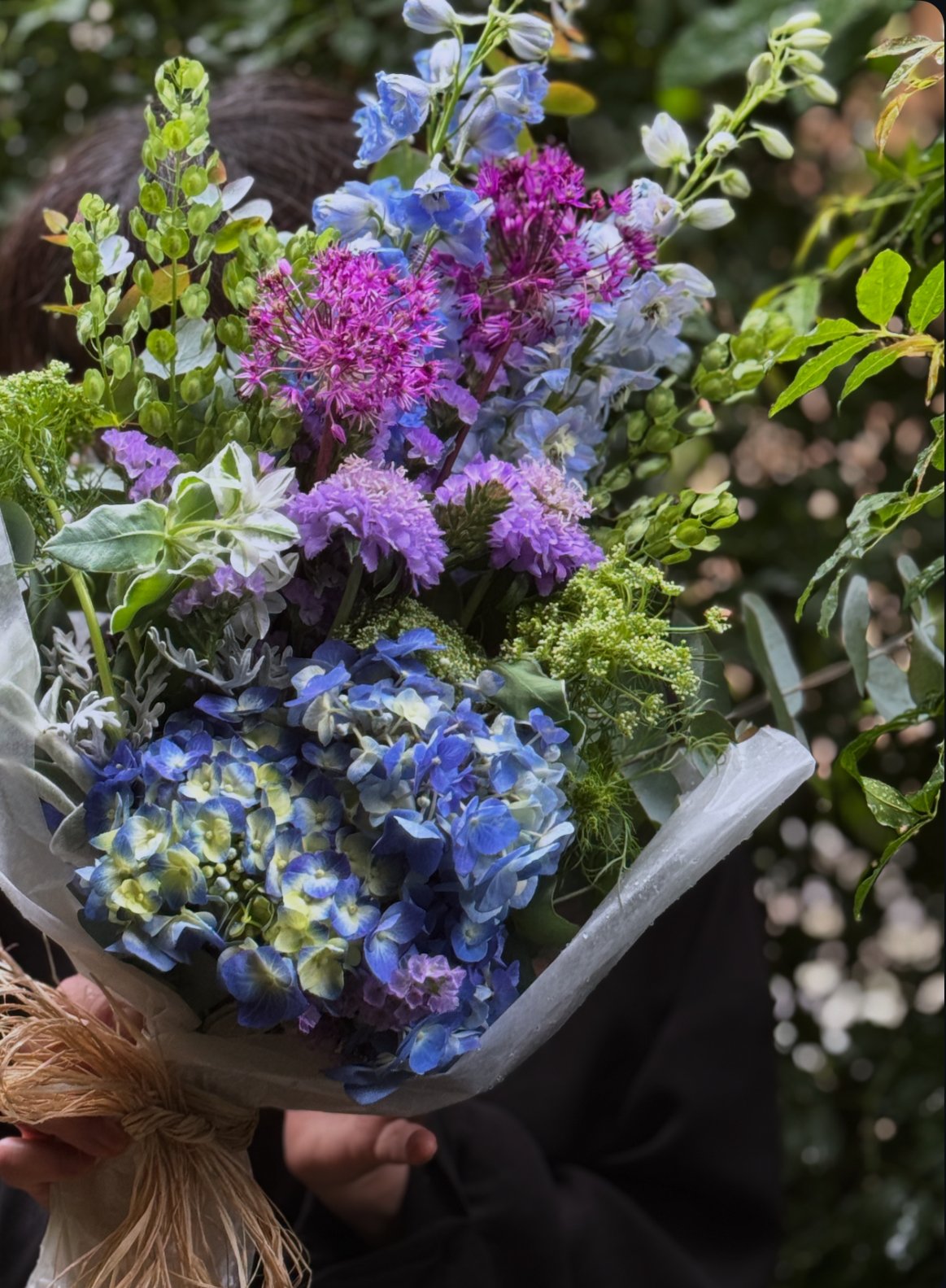 紫陽花守りスワッグ 完成品 B | La plantule