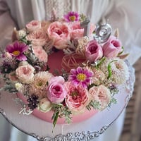 8/17  インスタライブ作成フラワーケーキ　L