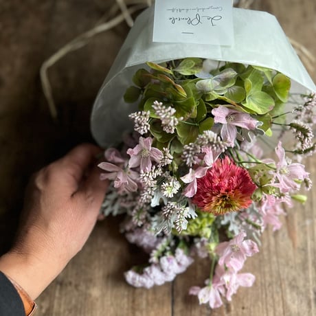 紫陽花守りスワッグ　完成品　B