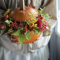 パンプキンアレンジ完成品