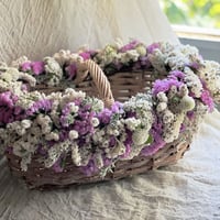 Summer Workshop 見本　7/17 ライブで作成のリモニウムバスケット完成品