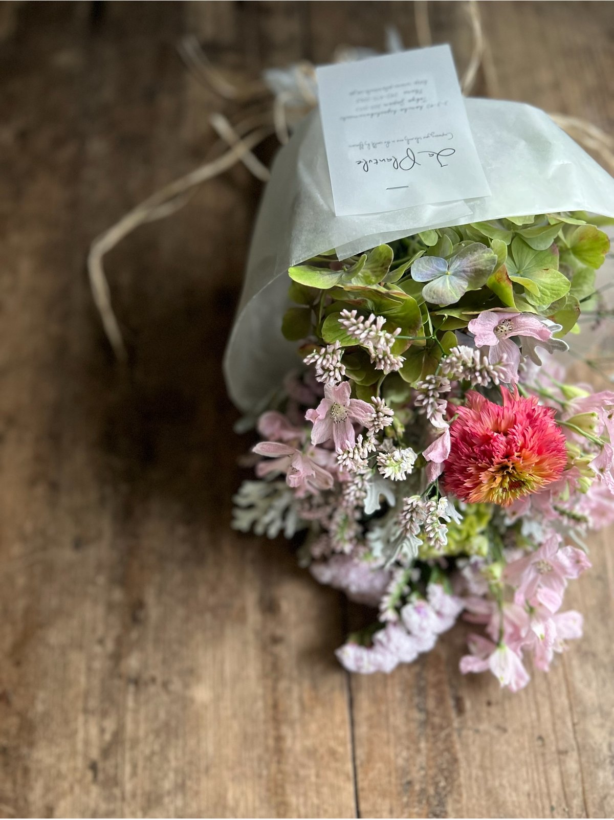 紫陽花守りスワッグ 完成品 A | La plantule