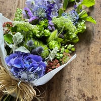 6/16 インスタライブで作成　紫陽花守りスワッグ