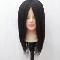 【人毛100％】半手植えウィッグ　35㎝　Mサイズ