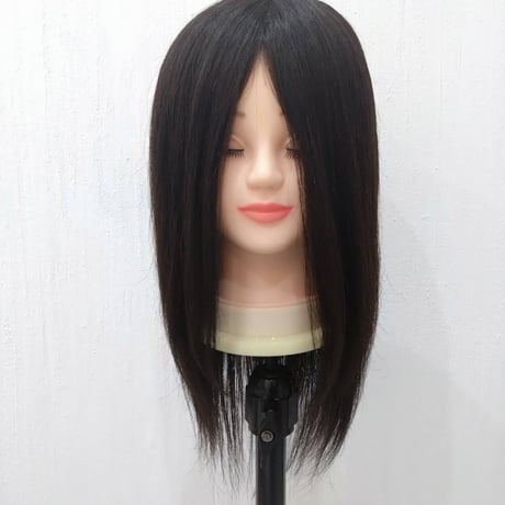 【人毛100％】半手植えウィッグ　35㎝　Mサイズ