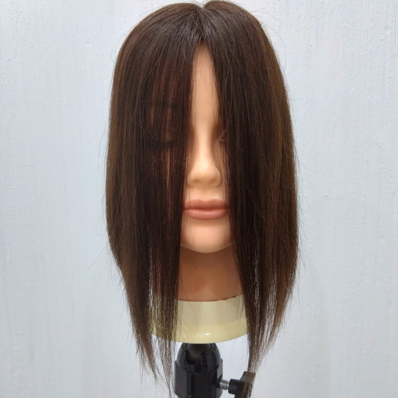 ノーカットヘアピース】薄型部分ウィッグ 8㎝×13㎝ 長さ25