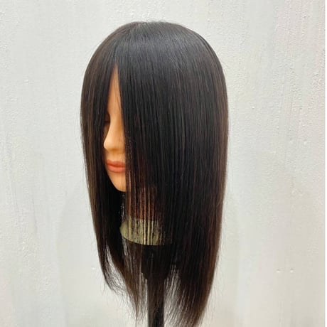 ANEHA スタンダード 人毛100％半手植えフルウィッグ 40cm　S/Mサイズ