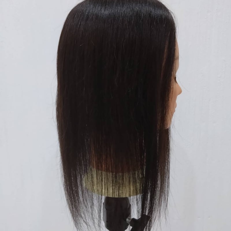 ノーカットヘアピース】薄型部分ウィッグ 8㎝×13㎝ 長さ25