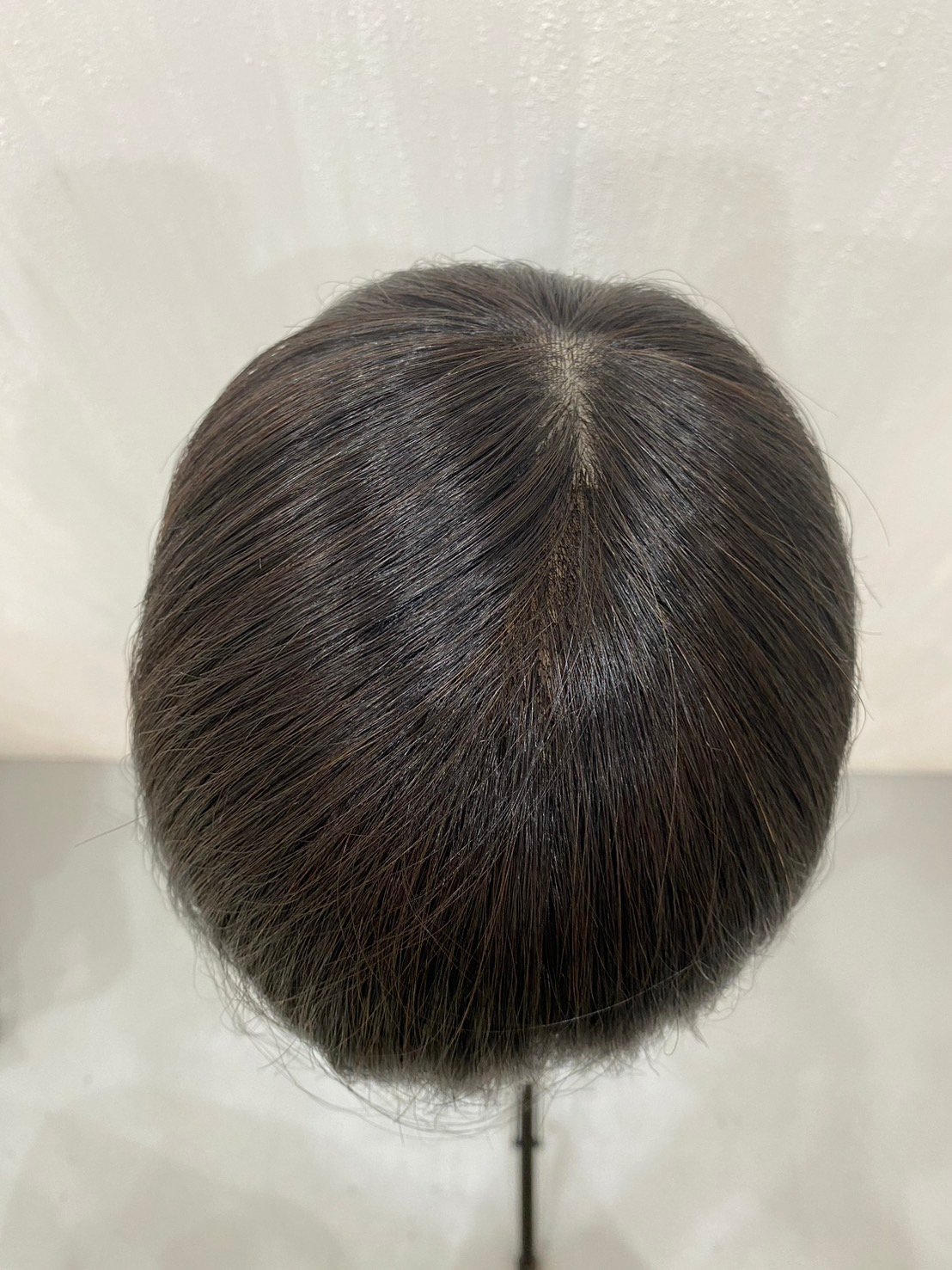 人毛100％】手植えウィッグ一部人工皮膚 30㎝ Mサイズ | 北海道