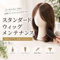 ウィッグメンテナンス【スタンダードコース】1回分