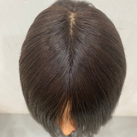 ANEHA プレミアム 人毛100％総手植えフルウィッグ 30cm【自然色】 | 軽量・自然な分け目