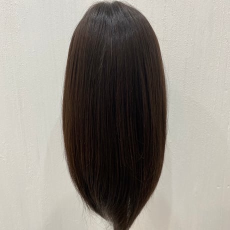 ANEHA プレミアム 人毛100％総手植えフルウィッグ 30cm【自然色】 | 軽量・自然な分け目
