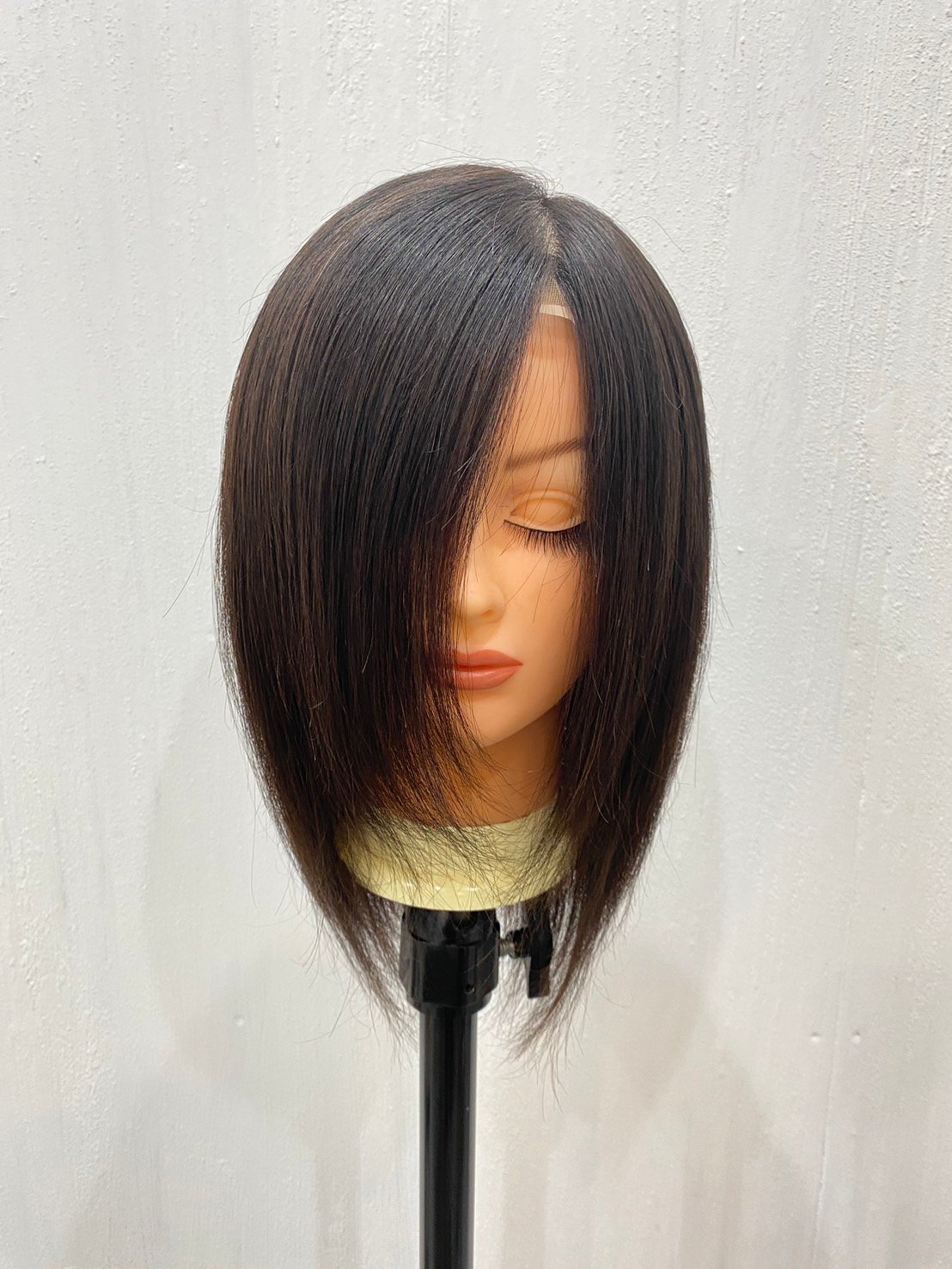 人毛100％】レースフロントウィッッグ 30㎝ Mサイズ | 北海道アピド