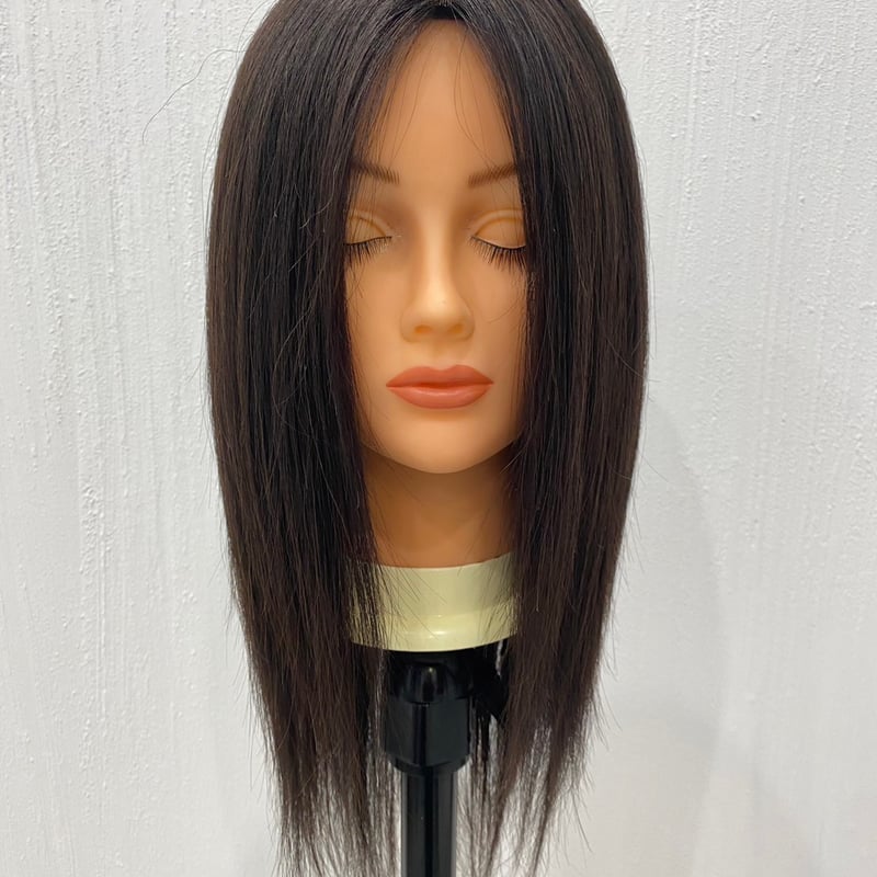 人毛100％】マシンメイドウィッグ40㎝ Mサイズ | 北海道アピド