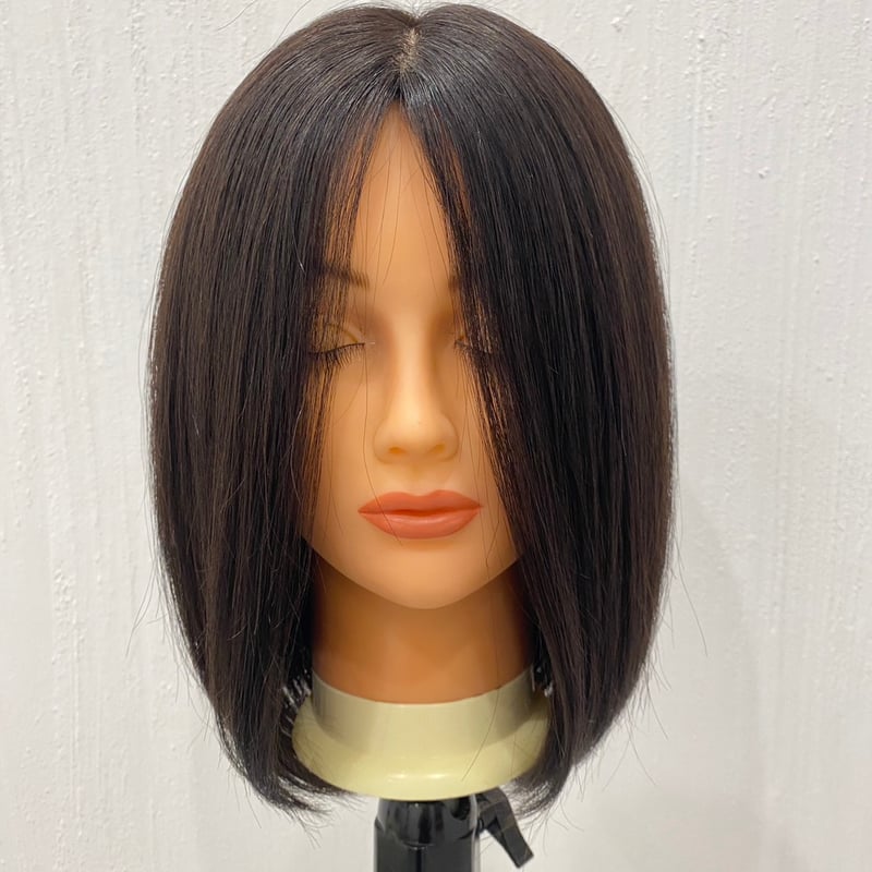 人毛100％】マシンメイドウィッグ30㎝ Mサイズ | 北海道アピド