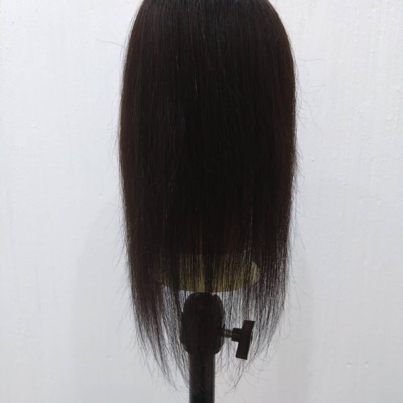 ノーカットヘアピース】薄型部分ウィッグ 8㎝×13㎝ 長さ25