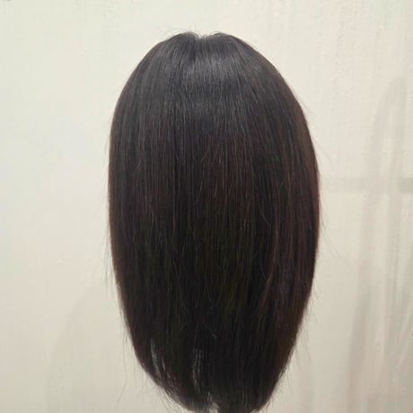 ANEHAプレミアム人毛100％ 総手植えフルウィッグ 20cm【自然色】 | 軽量・自然な分け目
