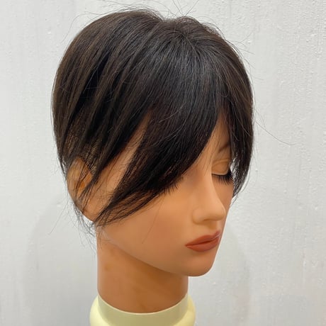 ANEHA ナチュラルヘアピース 人毛100％｜分け目・ボリュームアップ用 15cm