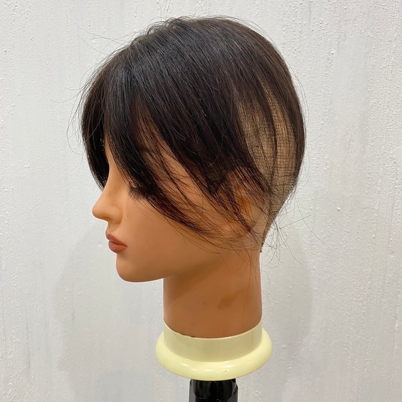 ノーカットヘアピース】部分ウィッグ 7㎝×13㎝ 長さ15