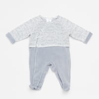 ≪deolinda≫grey lumpy coverall