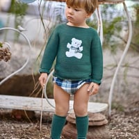 18m再入荷！！！≪JURIANA≫muffler bear green set up
