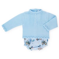 ≪sardon≫blue bike knit set up　１２Mのみ