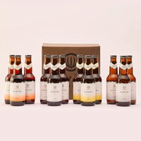 KAWABA　BEER　詰合せ12本セット（ヴァイツェン、エール、雪ほたかピルスナー、IPA各3本）