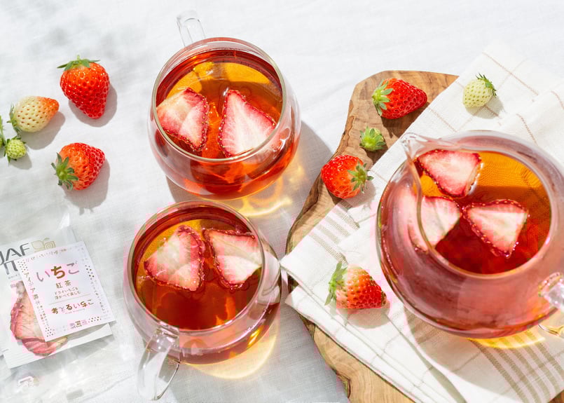 いちご‪☆  タイムカプセル1面 ぷにっと箱入りフルーツマスコット4 [5.イチゴ(赤・白)],J.DREAM