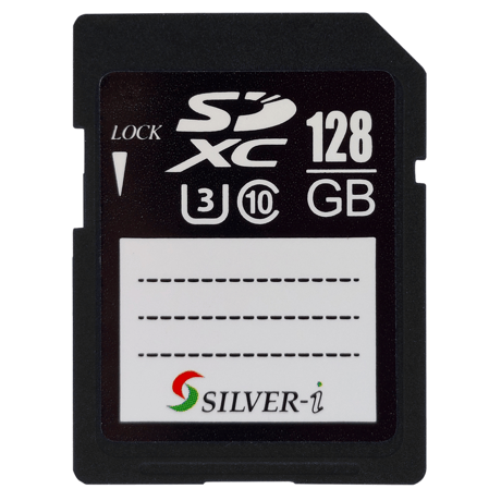 シルバーアイ ドライブレコーダー相性保証済みSDXCカード128GB