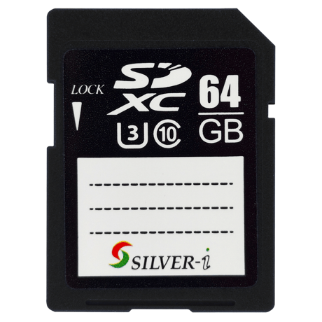 シルバーアイ ドライブレコーダー相性保証済みSDXCカード64GB