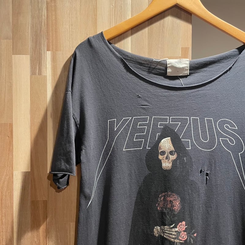 YEEZUS アーティスト カニエ・ウエスト ツアー カットオフ ボロ 半袖 T 