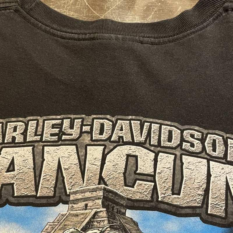 HARLEY-DAVIDSON プリントTシャツ メキシコ製 L ブラック | 古着屋Quest