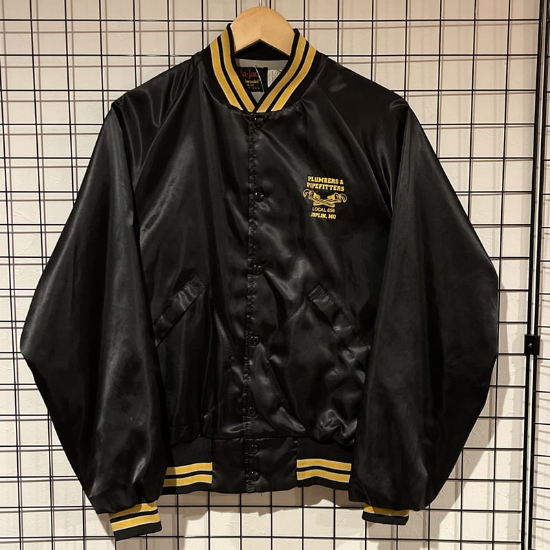 80s Dunbrooke ダンブルック USA製 両面プリント ナイロンスタジャン 