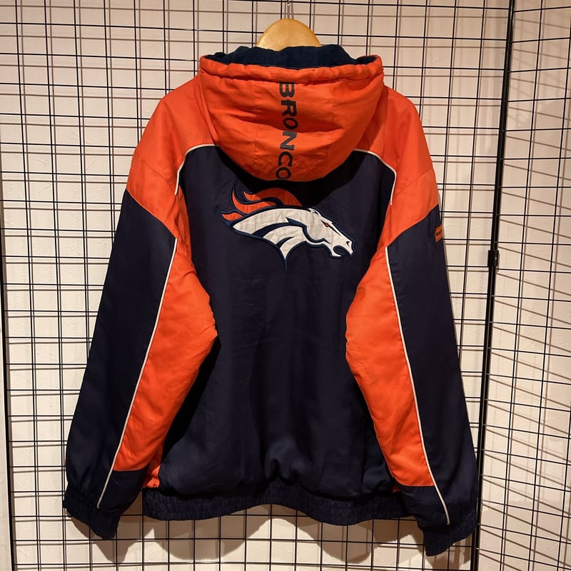 TEAM APPAREL NFL DENVER BRONCOS デンバーブロンコス ハーフジップ フリースプルオーバー メンズXL /eaa276234