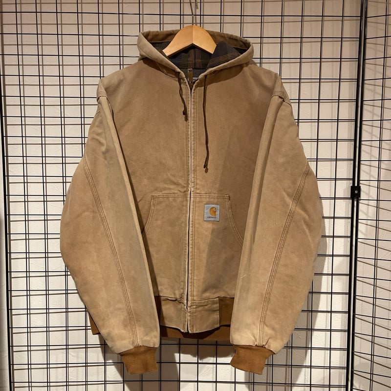 s Carhartt カーハート アクティブジャケット 裏地チェック   古着屋