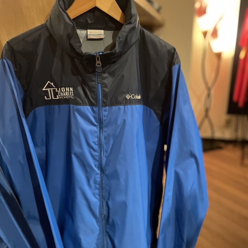 激レア】コロンビアナイロンジャケットつなぎオールインワン刺繍ロゴ