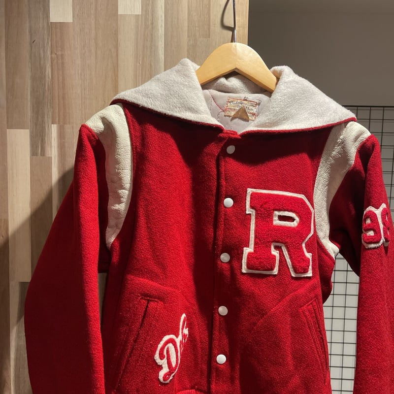 【希少品】パンサー90’スタジャン セーラー襟　カラー レディースL 美品 希少品】パンサー90'スタジャン セーラー襟 カラー レディースL