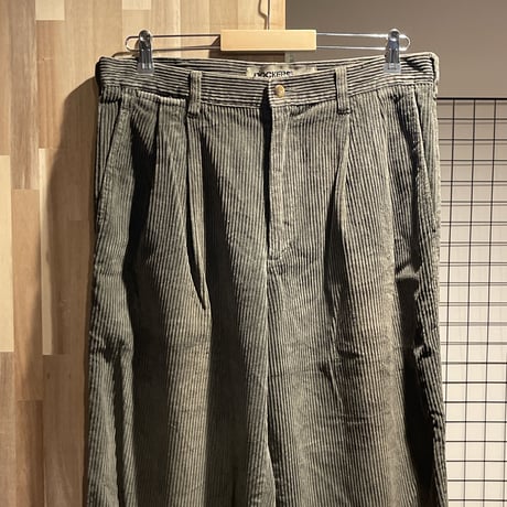 DOCKERS ドッカーズ　ツータック　コーデュロイパンツ　C458  太畝